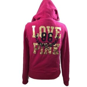 VS PINK hooded sweater jacket